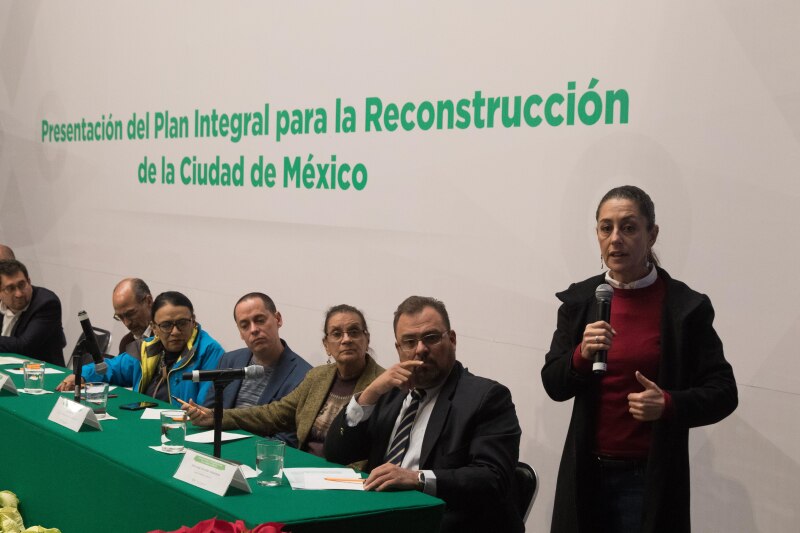 Claudia Sheinbaum presenta informe Reconstrucción