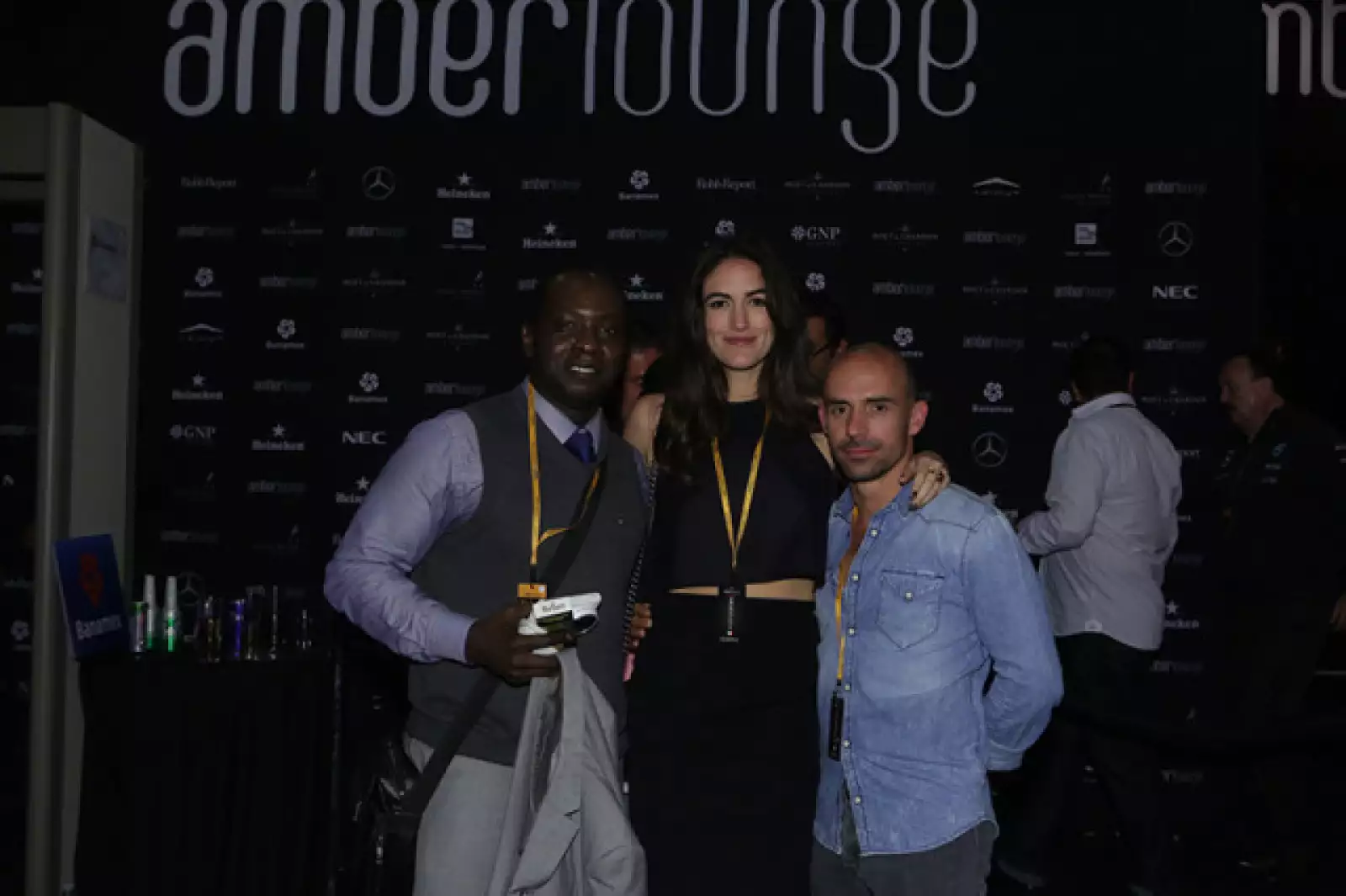 Levy Bertrand,Rocío López y Gabriel Catania