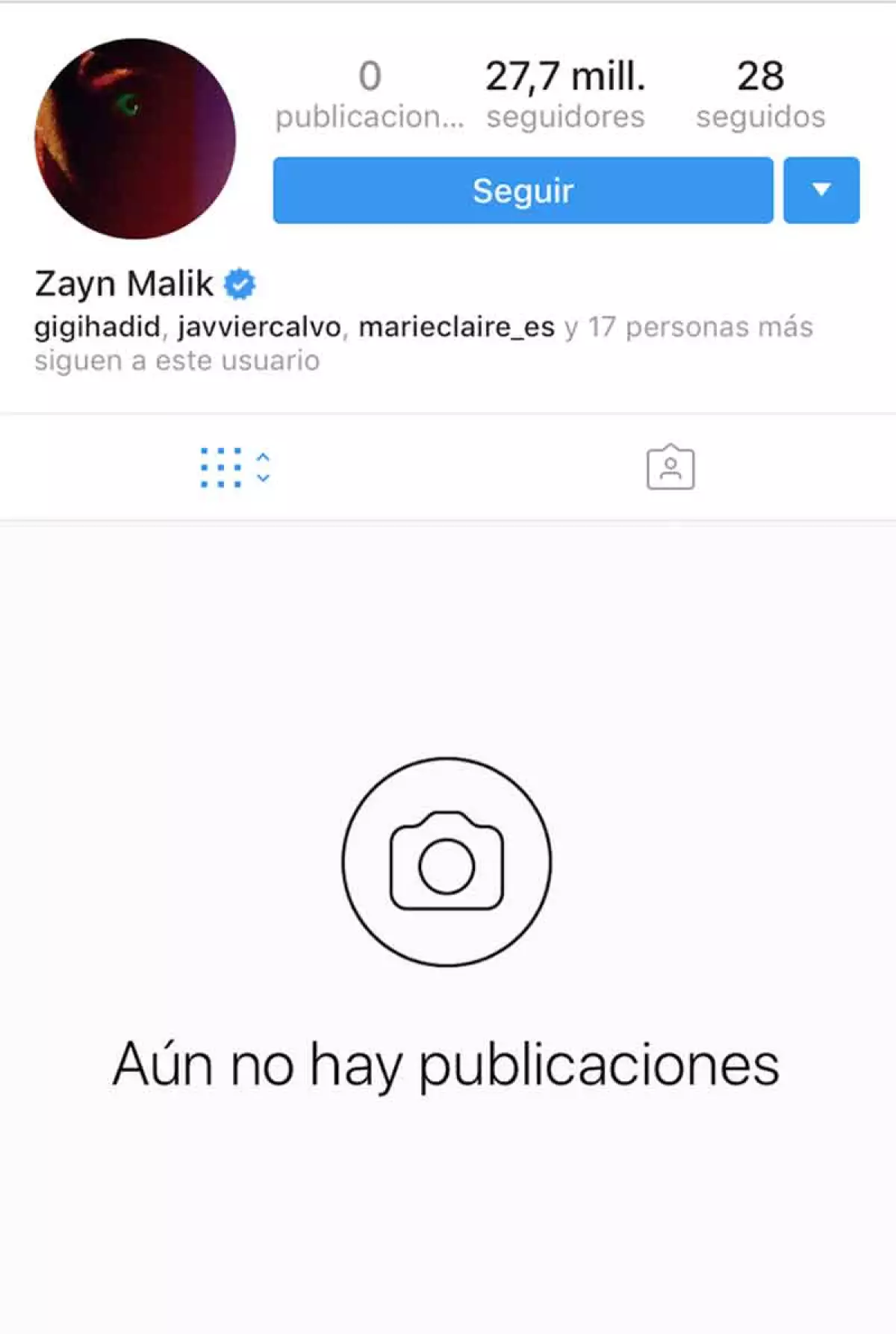Instagram Zayn