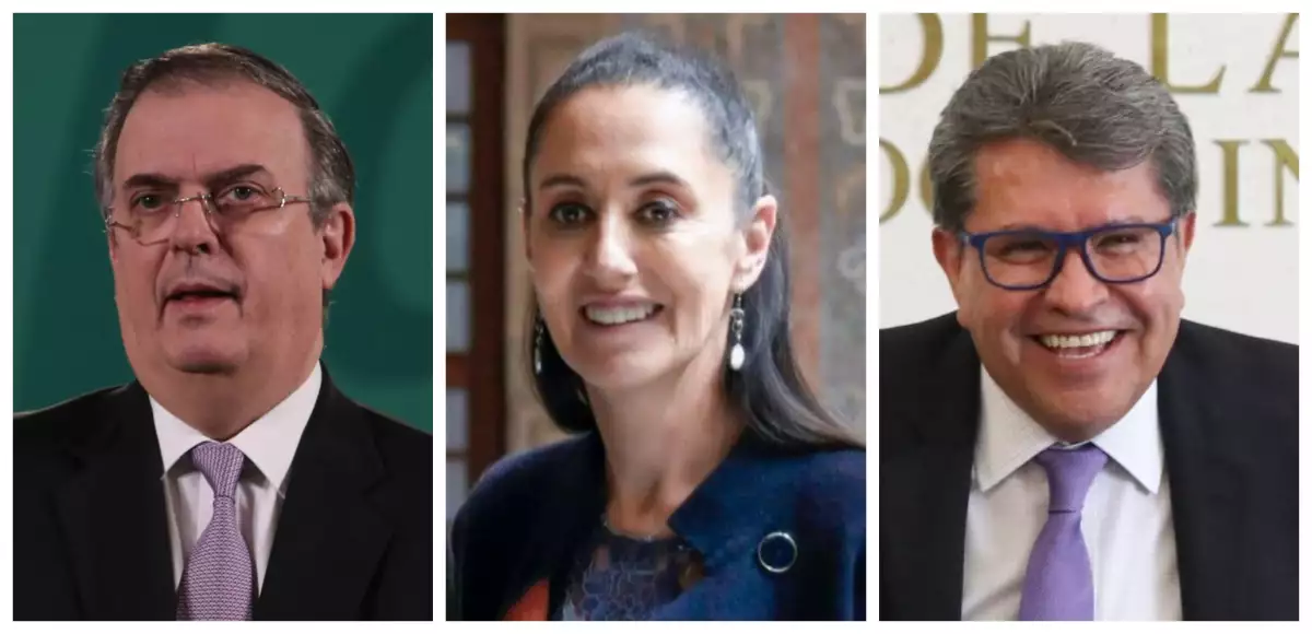 Ebrard, Shienbaum y Monreal rumbo a 2024