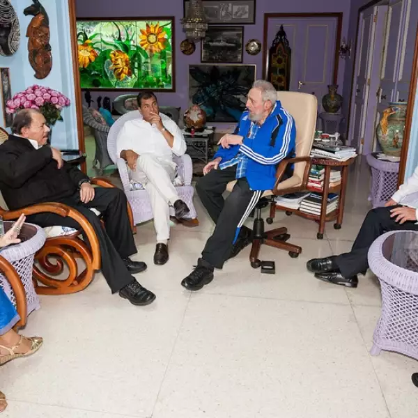 reunion de fidel con presidente latinoamericanos