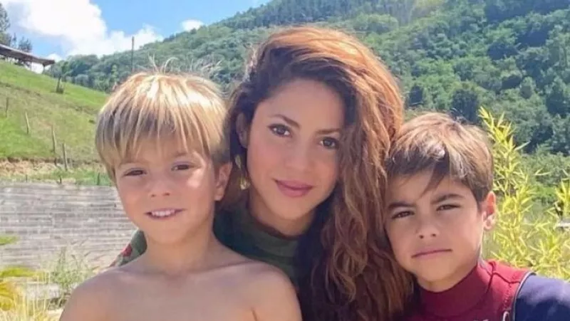 Sasha, Shakira y Milan