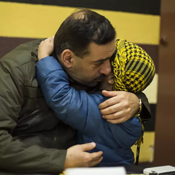 Khaldoun pudo rescatar a su hermano Said y su familia, pero ha perdido casi 30 familiares en la guerra de Siria.