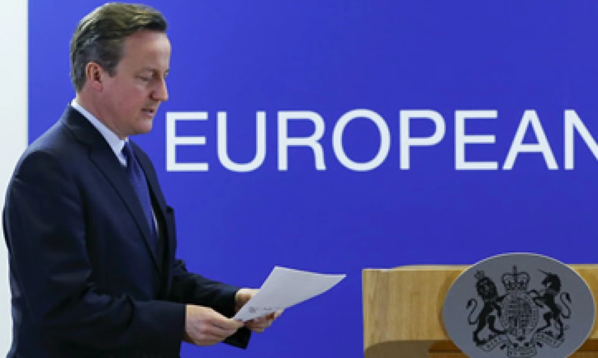 David Cameron prometió celebrar un referéndum para determinar si Gran Bretaña sale de la Unión Europea. (Foto: Reuters)
