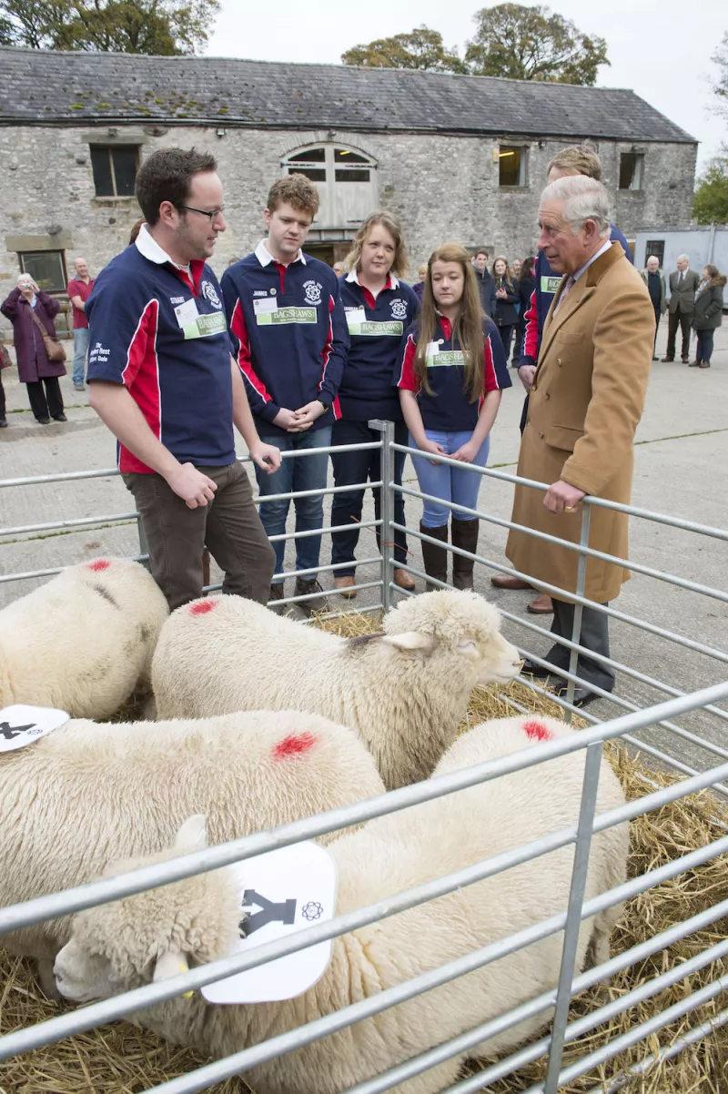 Prince Charles Visits Derbyshire
