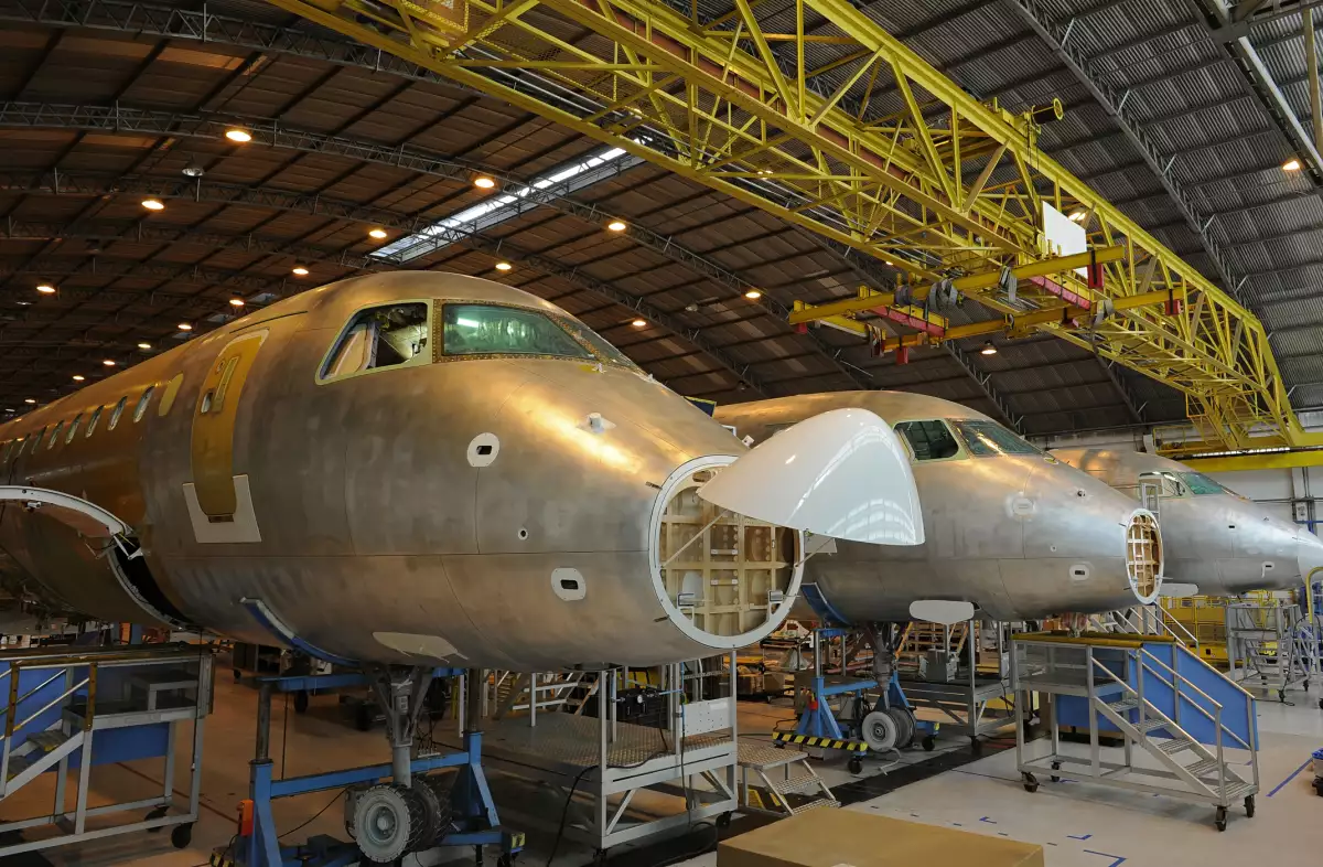 avión en proceso