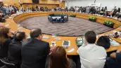 Comisiones Unidas de Justicia y Presupuesto avalan dictamen a la minuta de reformas a la Ley de Amparo.