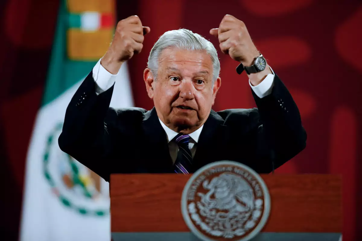 (El presidente Andrés Manuel López Obrador)