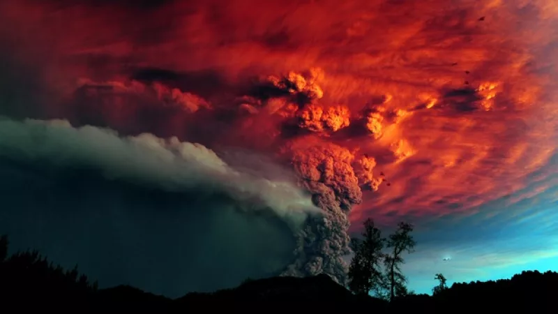 Erupción en Chile