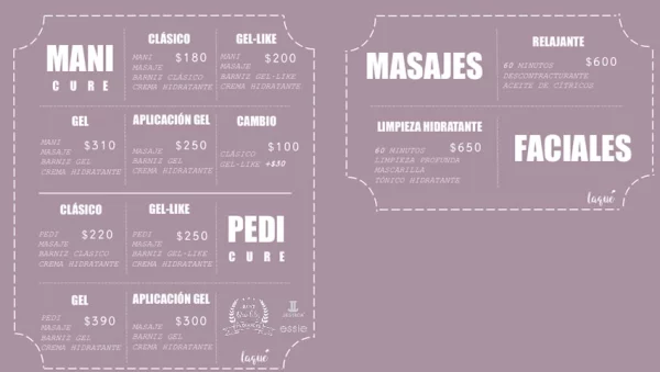 ¿Qué puedes pedir?