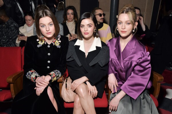 Miu Miu show, Front Row, Fall Winter 2020, Paris Fashion Week, France - 03 Mar 2020