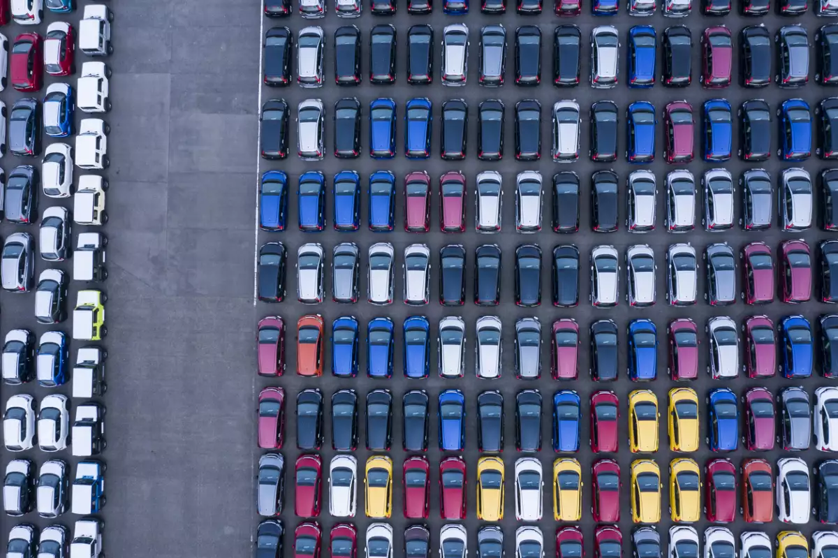 Aerial View of parking