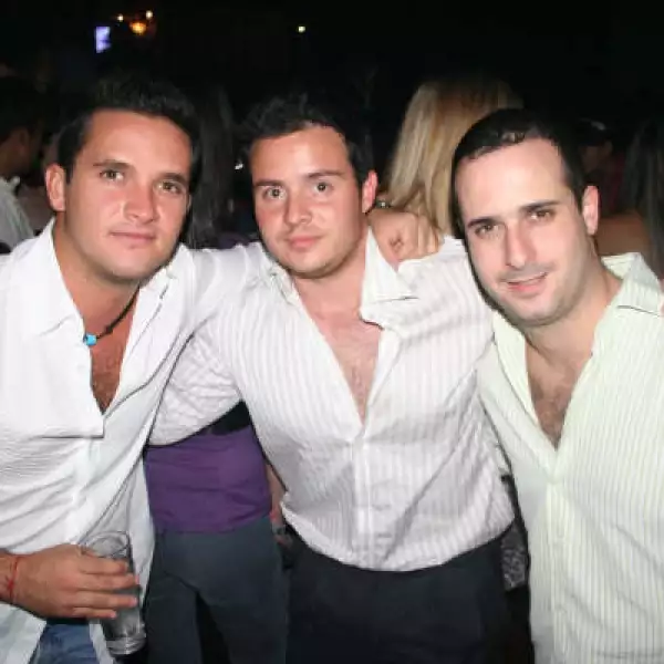 René Rodríguez, Adrián Estrada y Jorge Martínez de Velasco.