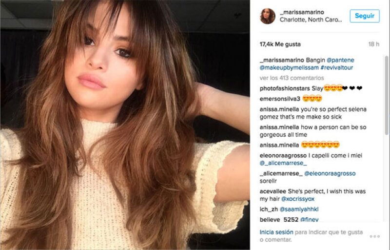 Los fans de Selena no repararon en halagos.