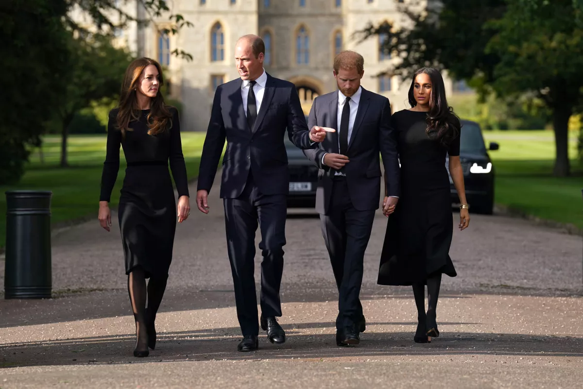 Los príncipes de Gales y los duques de Sussex
