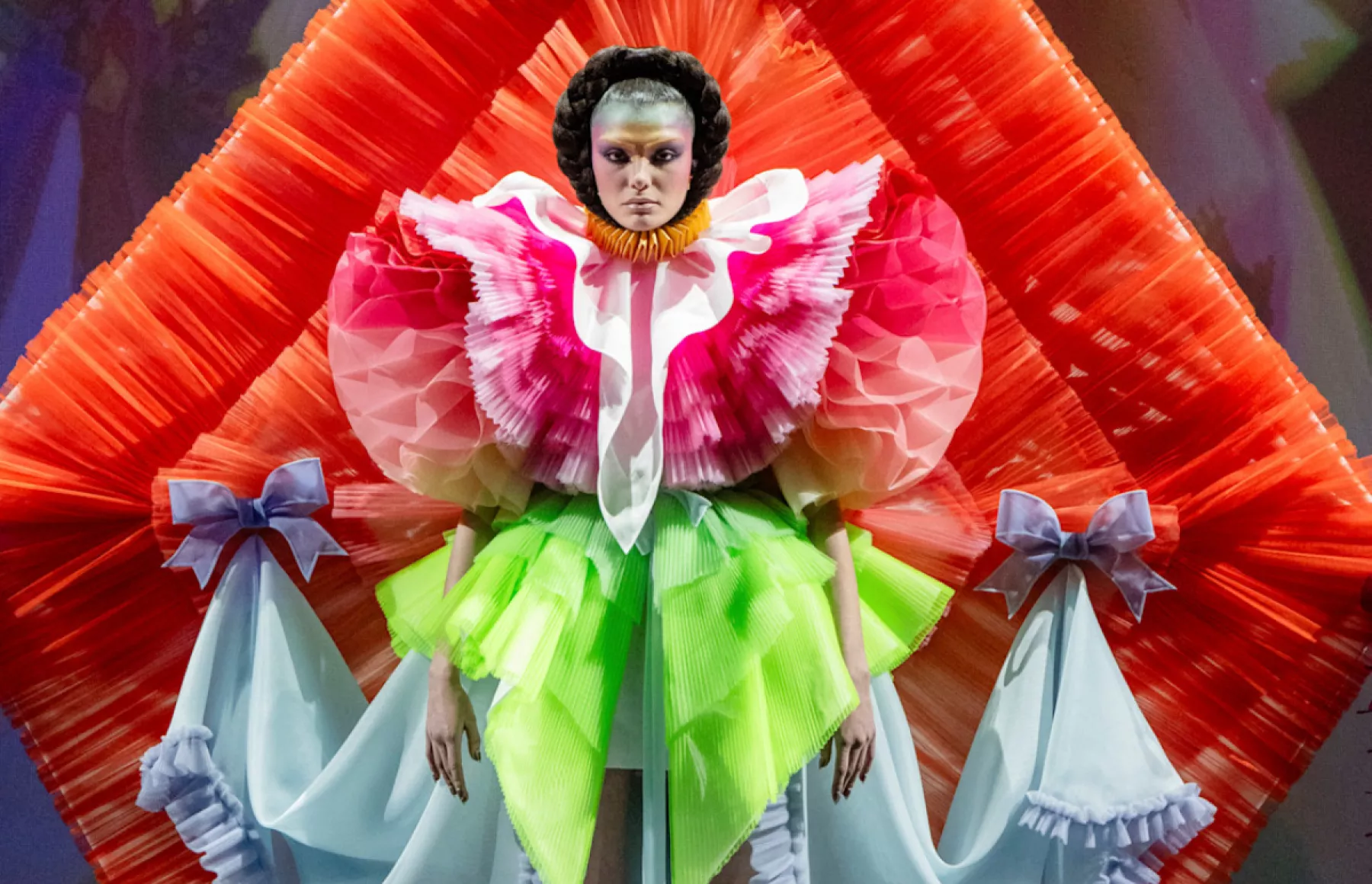 viktor rolf vestido papalote