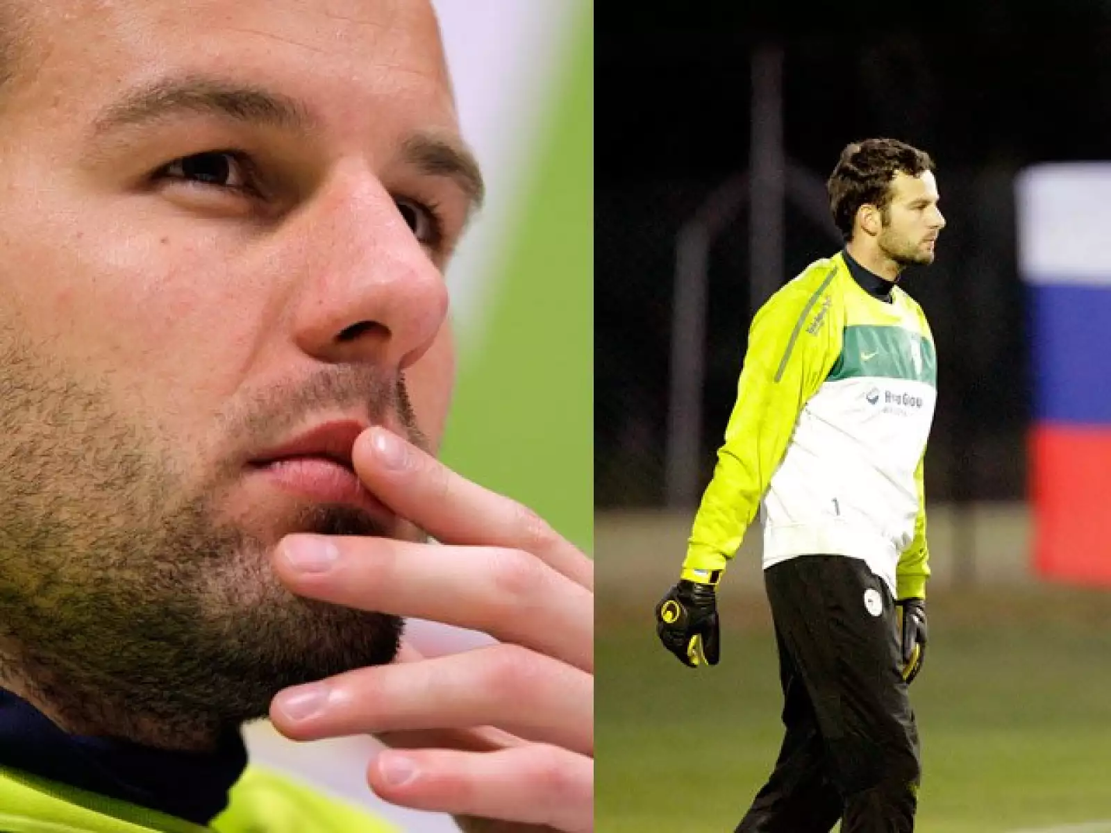 El arquero de Eslovenia, Samir Handanovic, nació un 14 de julio de 1984.