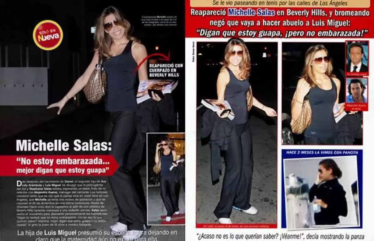 Hoy se publicaron unas imágenes en las que presume su figura delgada, pero a pesar de estas fotos algunos periodistas han especulado sobre la idea de un embarazo de alto riesgo y la pérdida del bebé.