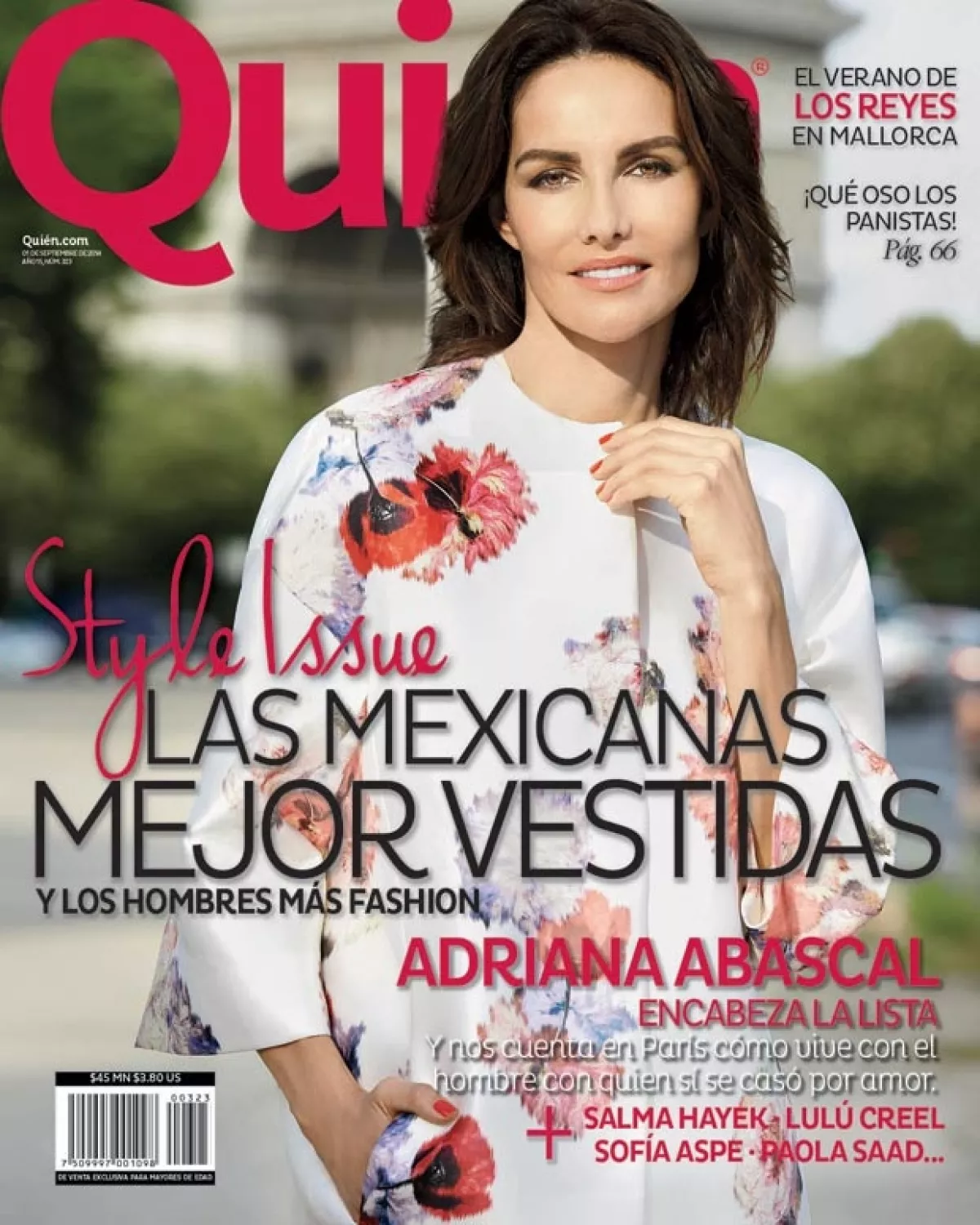 Adriana Abascal encabeza la lista de Style Issu.