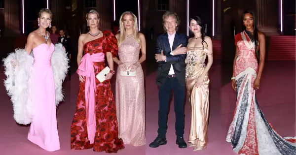 Lo mejor de la sociedad londinense se reunió en el Museo Británico para la primera edición del Pink Ball.