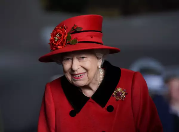 The Queen Visits HMS Queen Elizabeth In Portsmouth