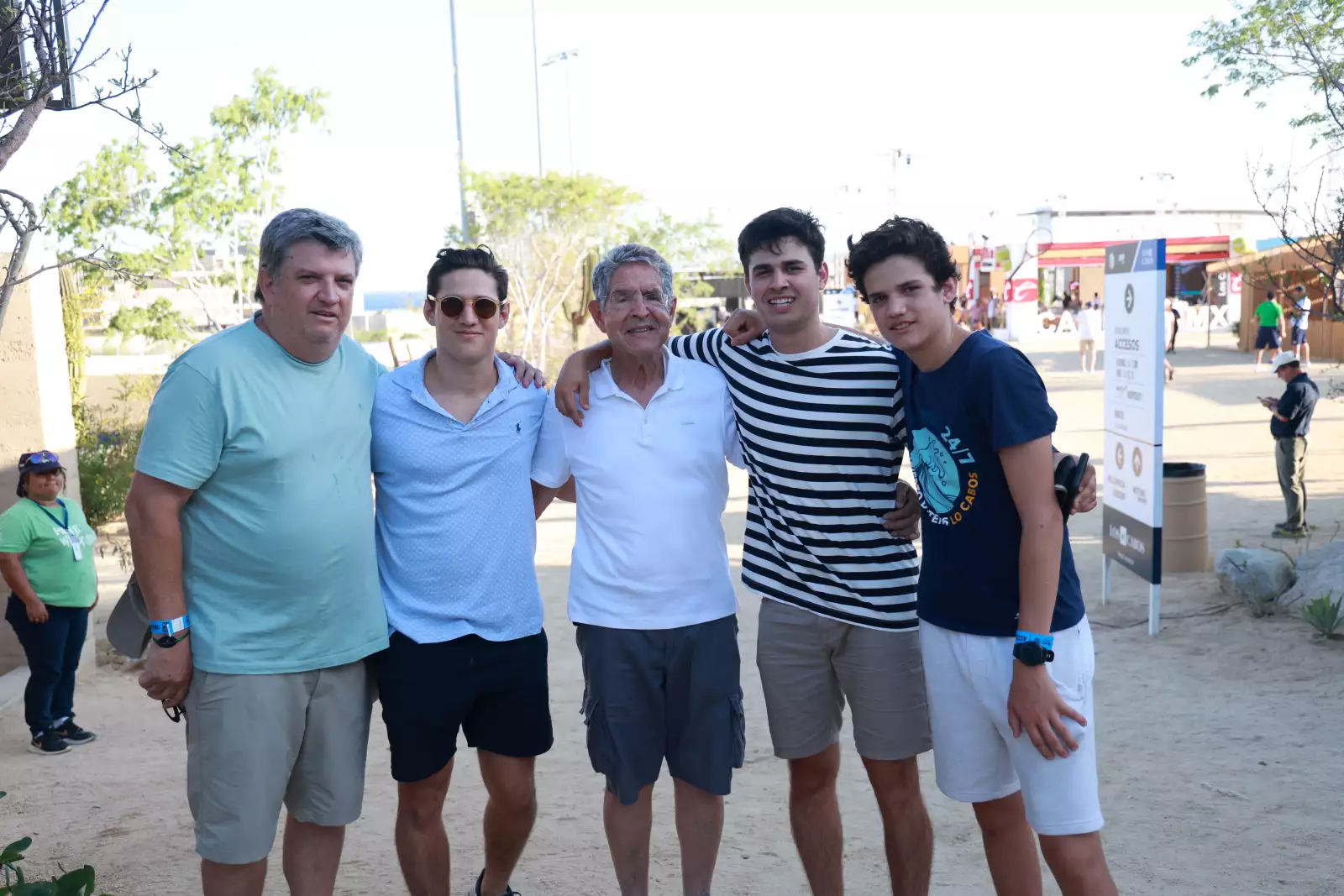 Juan Carlos y Santiago  Sainz, Gerardo García Elenis Mauricio y