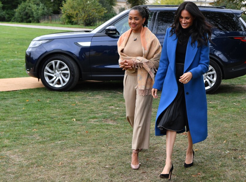 Doria Ragland y Meghan Markle