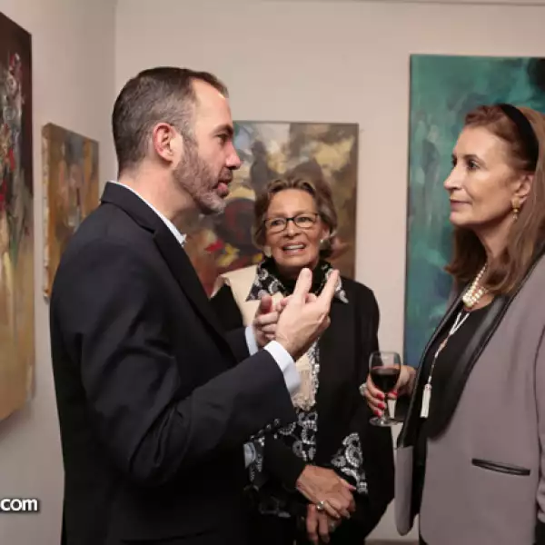 Jeff Hohenstein, Carol Shapiro y Charlotte Loyzaga