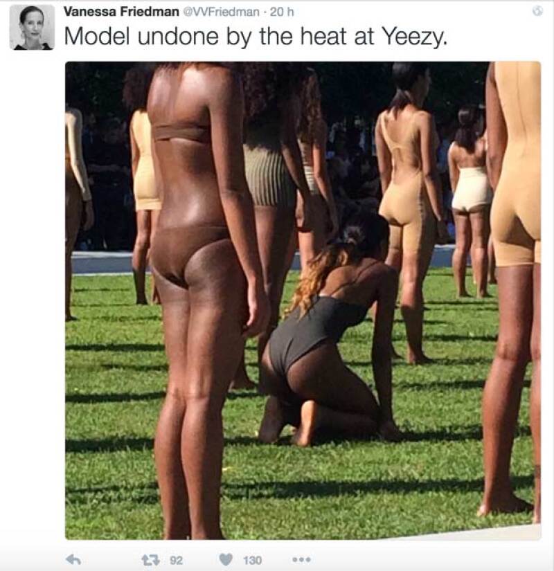 Vanessa Friedman de The New York Times expresó su preocupación por las modelos.