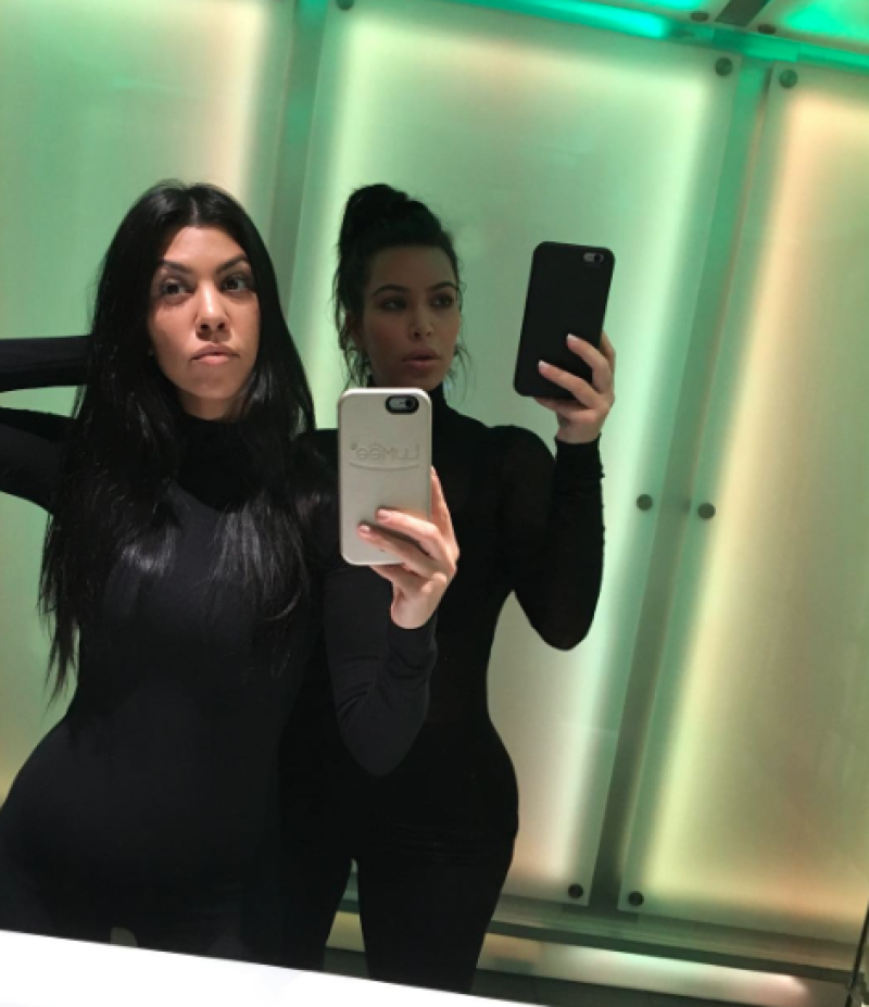 Por primera vez, Kim muestra su figura post-baby.