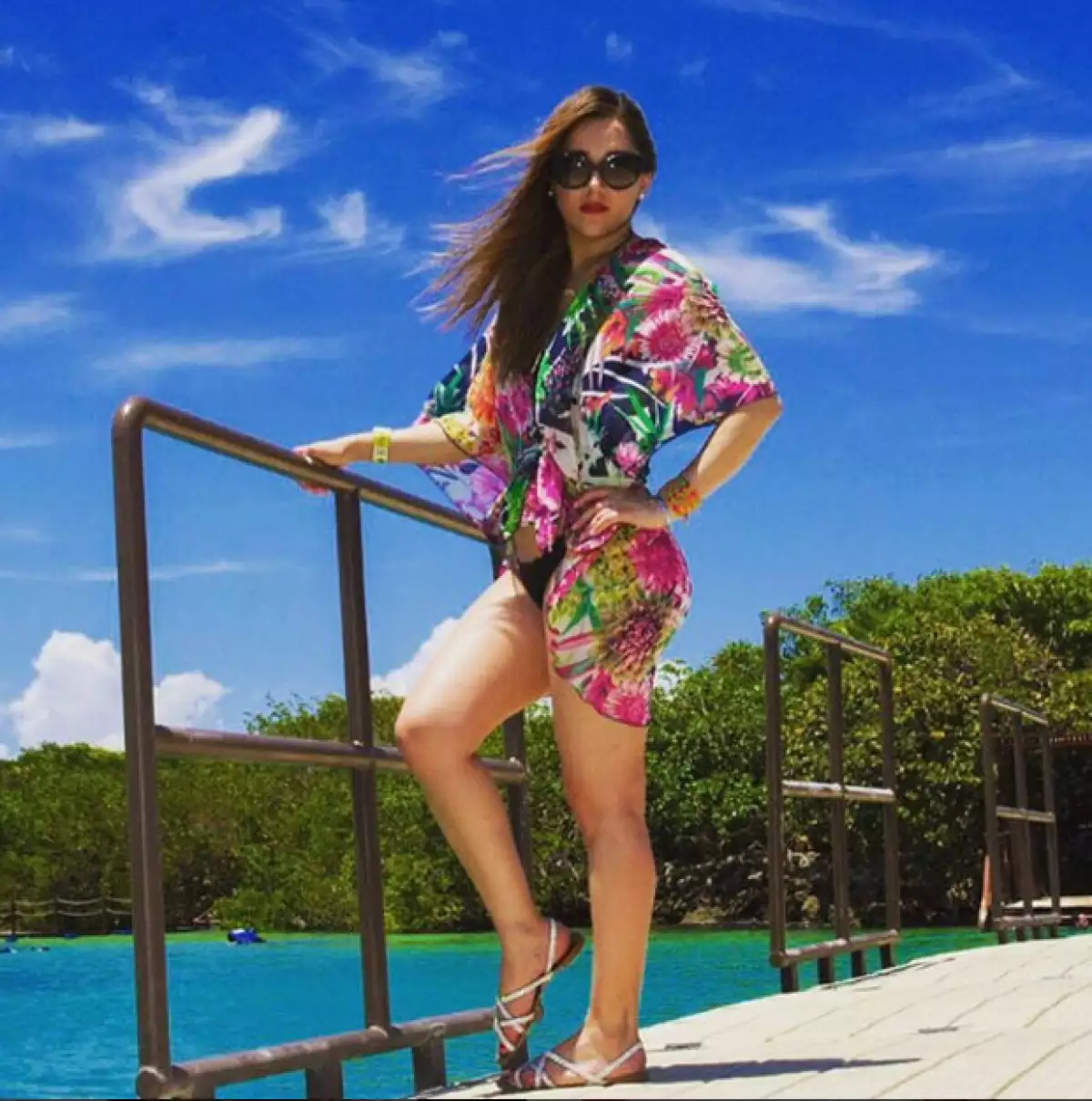 La actriz se encuentra más feliz que nunca.