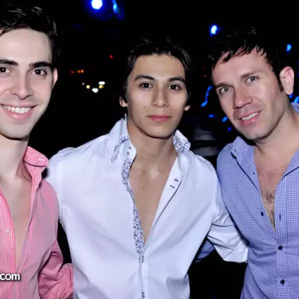 Luis Martínez, Axel Sosa y Marco Reyna