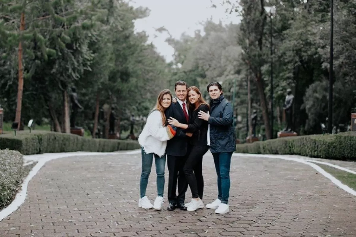 Paulina, Enrique, Nicole y Alejandro Peña
