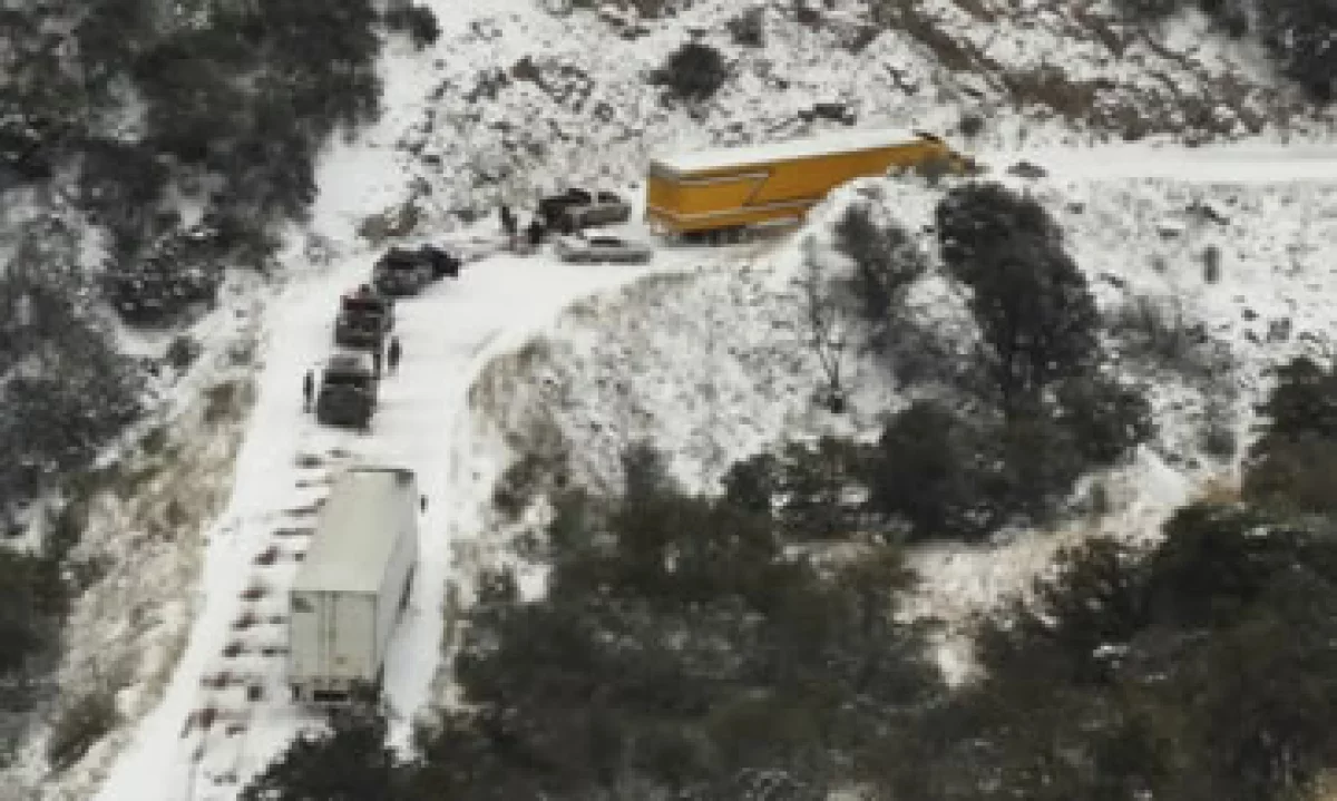 Una carretera que conecta a Sonora con Chihuahua y que se vio afectada por las recientes heladas. (Foto: Cuartoscuro)