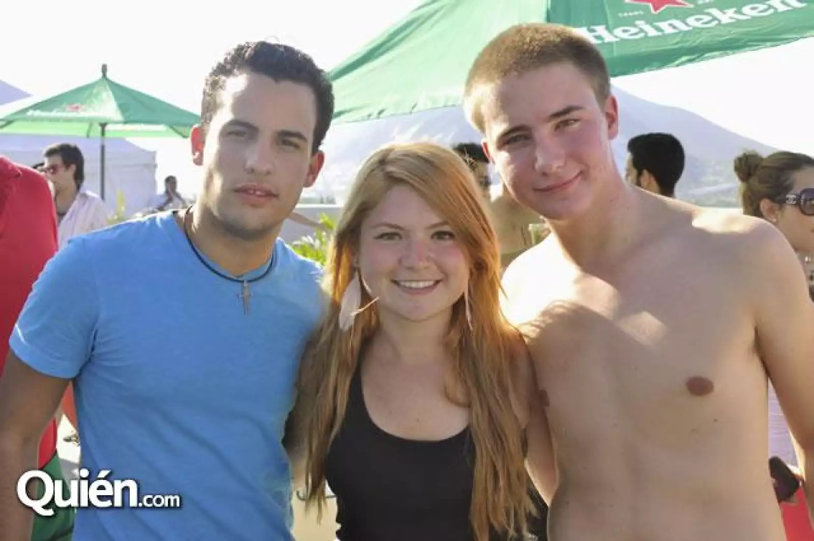 Pablo Cárdenas,Regina Martínez Sada y Yannick Strickler