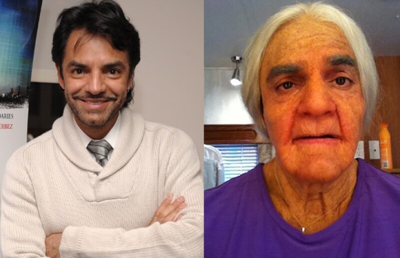 Eugenio Derbez se convirtió en una anciana.