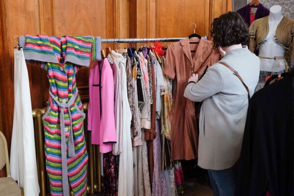 Frock Me, vintage fashion fair, London, UK. - 7 Oct 2018.