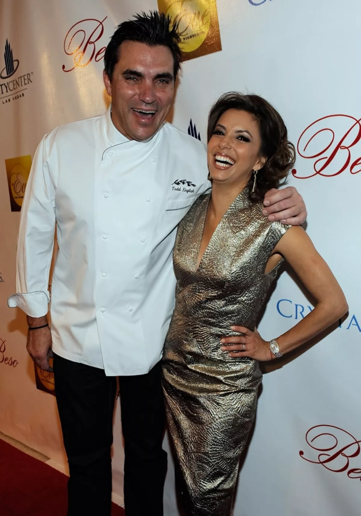 Eva Longoria y Todd English.