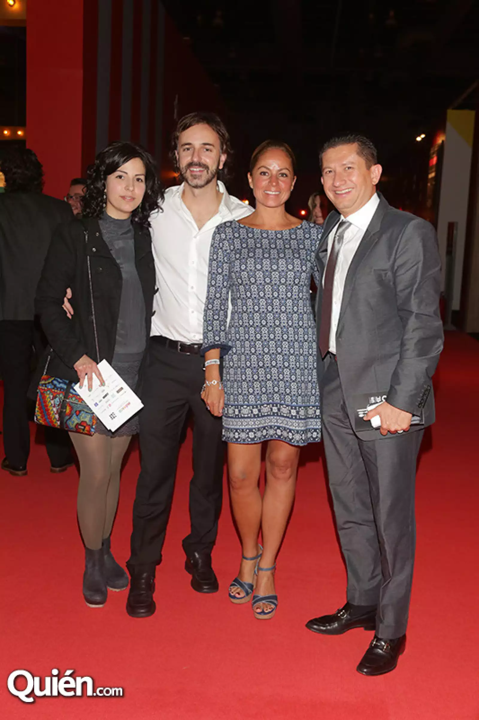 Laura Herrera, Álvaro Zunimi, Astrid Garza y Mauricio Torres