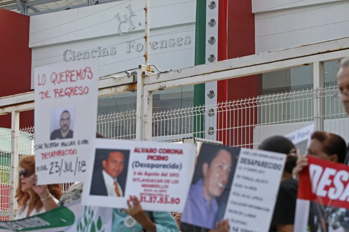 Manifestación Familiares Desaparecidos SEMEFO.