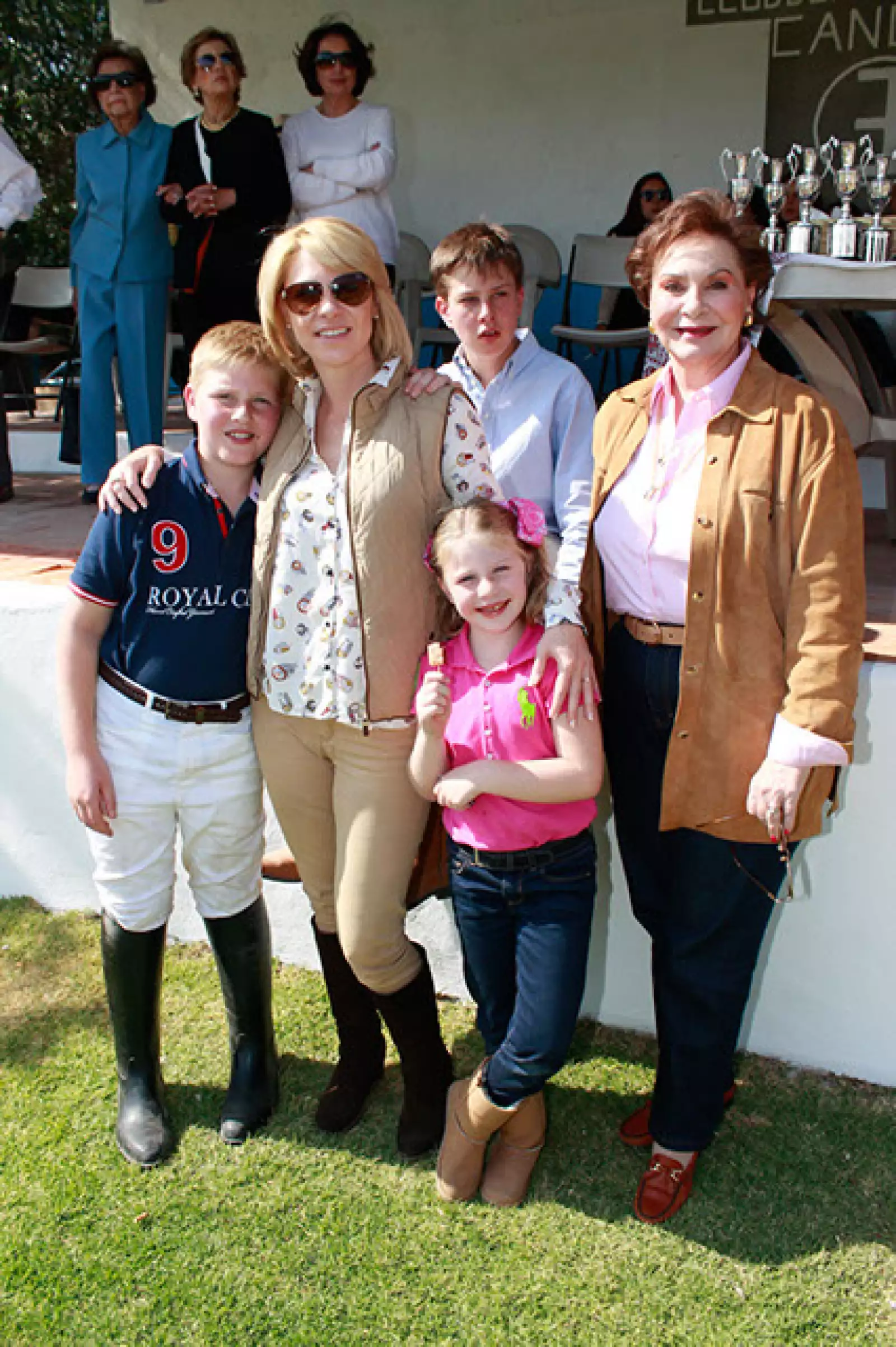 Luis Pablo,Olga Carlota,Manuel,Carlota y Olga Carlota Martínez del Río