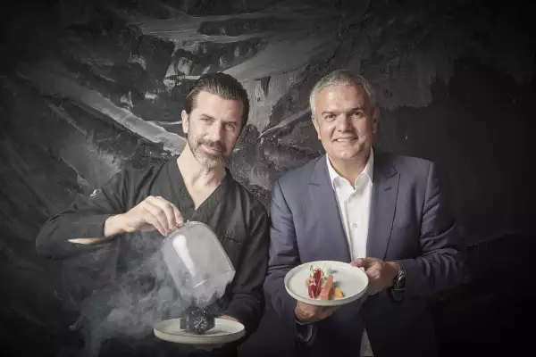 Andres Caminada y Ricardo Guadalupe, CEO de Hublot