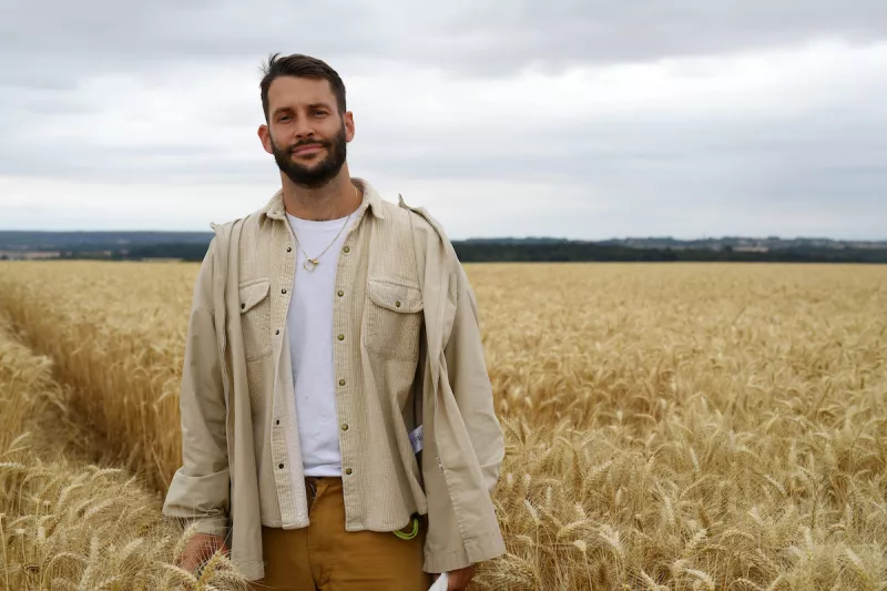 Jacquemus en la presentación de su desfile primavera verano 2021. 