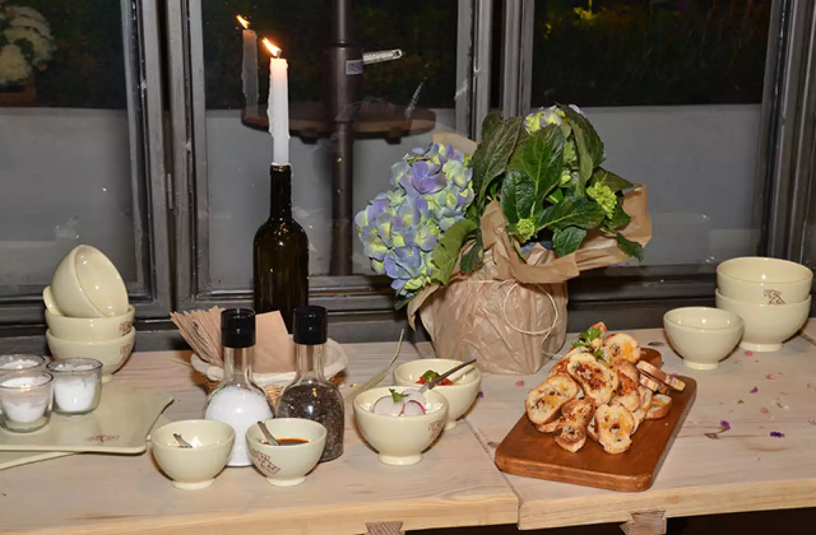 Las propuestas del Chef Coumont: Diversos platillos y bocadillos preparados con el exquisito pan artesanal de Le Pain Quotidien.