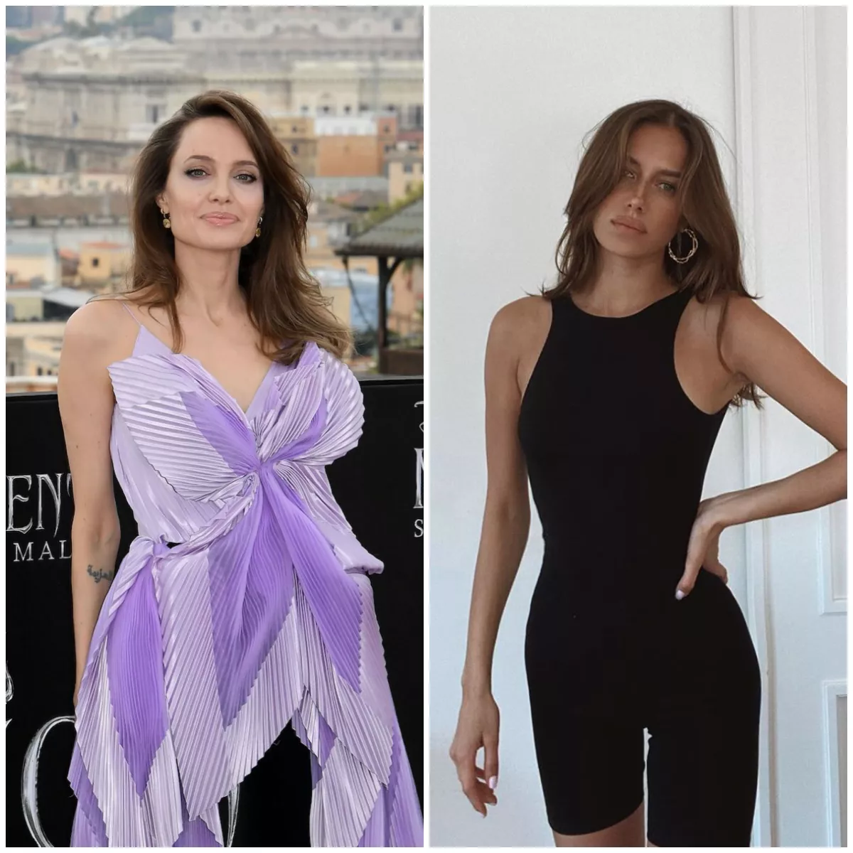 Angelina Jolie y Nicole Poturalski