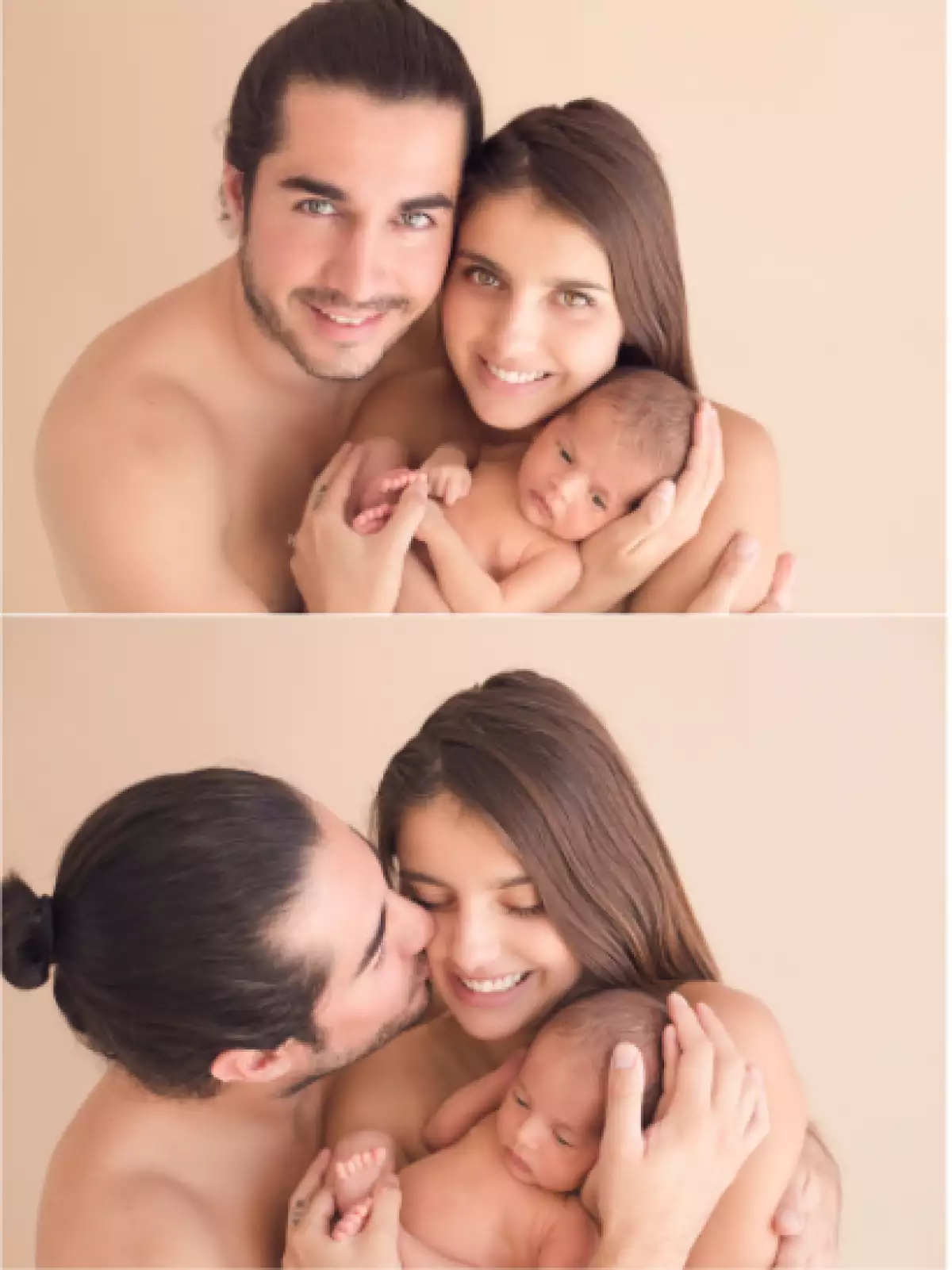 Michelle Renaud Con estas tiernas imágenes, Michelle celebró los tres primeros meses de vida de su hijo Marcelo.