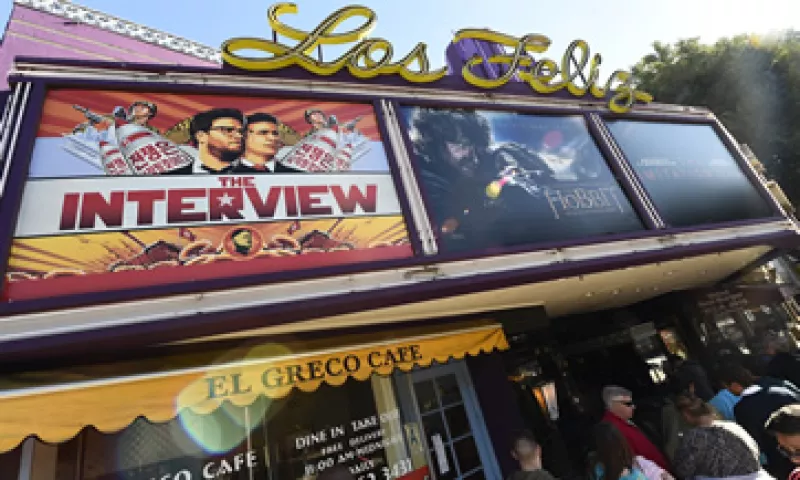 The Interview recaudó en cines 1,8 millones de dólares durante el fin de semana. (Foto: AFP )