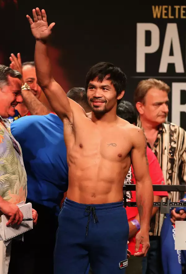 Se dice que el boxeador podría buscar la presidencia en el futuro.