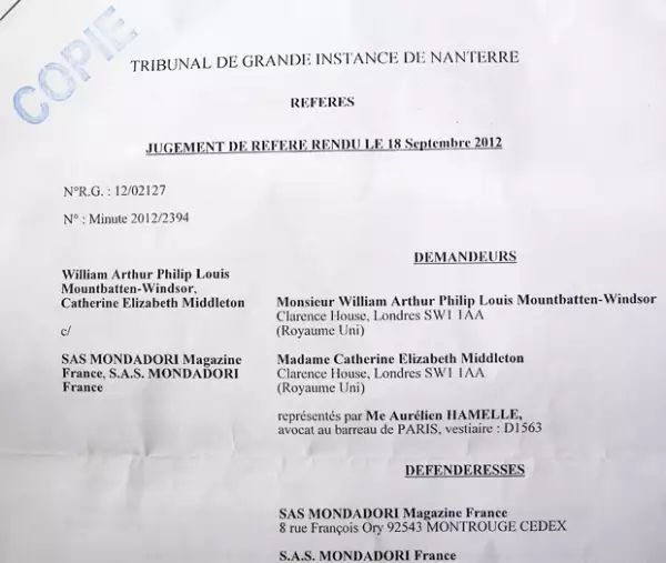 Esta es una copia del fallo.