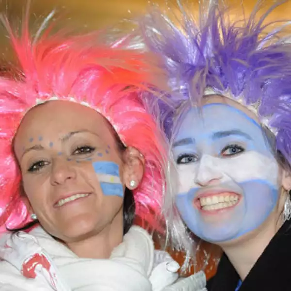 Aficionadas argentinas